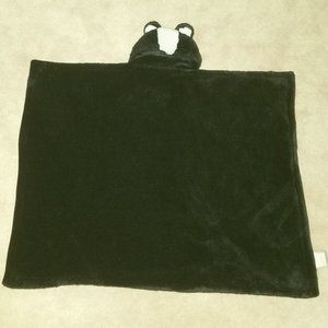 Little Miracles Black White Skunk Blanket Lovey